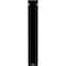 Ekena Millwork Fleur De Lis Wrought Iron Bracket, (Triple center brace), Powder Coated Black 2"W x 10"D x 12"H BKTM02X10X12TFL - alternate 2